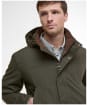 Men’s Barbour Brockstone Waterproof Jacket - Dark Olive