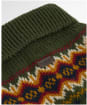 Barbour Case Fair Isle Dog Gift Set - Olive
