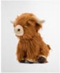 Barbour Dog Highland Cow Toy - Brown / Classic