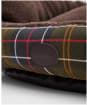 Barbour Dog Snuggle Bed 30' - Classic Tartan