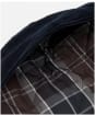 Barbour Quilted Tartan Dog Coat - Midnight Oak