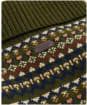 Barbour Marlow Fair Isle Dog Jumper - Olive