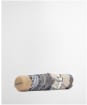 Women's Barbour Portree Umbrella - Hessian / Navy Tartan