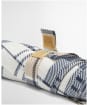 Women's Barbour Portree Umbrella - Hessian / Navy Tartan
