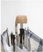 Women's Barbour Portree Umbrella - Hessian / Navy Tartan