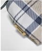Women's Barbour Portree Tartan Poncho - Hessian / Navy Tartan