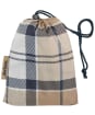 Women's Barbour Portree Tartan Poncho - Hessian / Navy Tartan
