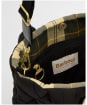 Women's Barbour Mariah Mini Quilted Tote Bag - Black / Classic Tartan