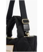 Women's Barbour Mariah Mini Quilted Tote Bag - Black / Classic Tartan