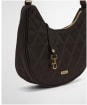 Women's Barbour Quilted Sling Shoulder Bag - Olive