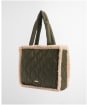 Women's Barbour Marnie Quilt Tote Bag - Olive
