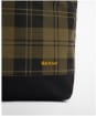 Women's Barbour Mya Patchwork Tote Bag - BLACK/OLIVE CHEC