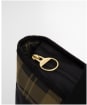 Women's Barbour Mya Patchwork Tote Bag - BLACK/OLIVE CHEC