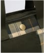 Women's Barbour Mya Patchwork Tote Bag - Sage / Ancient Tartan