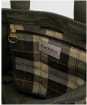 Women's Barbour Mya Patchwork Tote Bag - Sage / Ancient Tartan