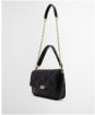 Women's Barbour International Soft Quilt Shoulder Bag - Black