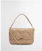 Women's Barbour International Soft Quilt Shoulder Bag - Camel