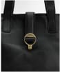 Women's Barbour Alder Leather Tote Bag - Black