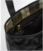Women's Barbour Alder Leather Tote Bag - Black