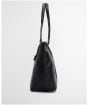 Women's Barbour Alder Leather Tote Bag - Black