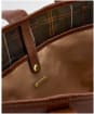 Women's Barbour Alder Leather Tote Bag - Brown