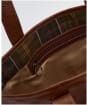 Women's Barbour Alder Leather Tote Bag - Brown