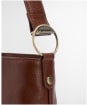 Women's Barbour Cedar Leather Bucket Bag - Brown
