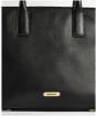 Women's Barbour Birch Leather Tote Bag - Black