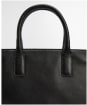 Women's Barbour Birch Leather Tote Bag - Black