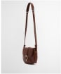 Women's Barbour Elm Leather Crossbody Bag - Brown