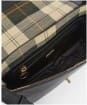 Women's Barbour Rosa Leather Crossbody Bag - Black