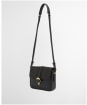 Women's Barbour Rosa Leather Crossbody Bag - Black