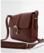 Women's Barbour Rosa Leather Crossbody Bag - Brown