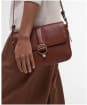 Women's Barbour Rosa Leather Crossbody Bag - Brown