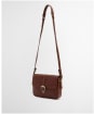 Women's Barbour Rosa Leather Crossbody Bag - Brown