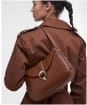 Women's Barbour Alder Leather Sling Bag - Brown