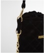 Women's Barbour International Quilted Balham Mini Bucket Bag - Velvet Black
