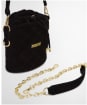 Women's Barbour International Quilted Balham Mini Bucket Bag - Velvet Black