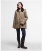 Women's Barbour Delfina Casual Jacket - Military Brown