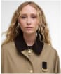 Women's Barbour Phoebe Casual Jacket - MILITARY BROWN/N