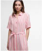 Women's Barbour Adelaide Maxi Dress - Coral Stripe