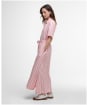 Women's Barbour Adelaide Maxi Dress - Coral Stripe