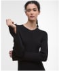 Women's Barbour Anastasia Knitted Midi Dress - Black