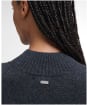 Women's Barbour Serena Knitted Mini Dress - Charcoal