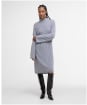 Women's Barbour Sophia Knitted Midi Dress - Light Grey