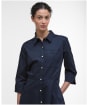Women's Barbour Saffron Midi Dress - Dark Navy