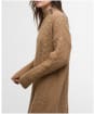 Women's Barbour Belford Knitted Mini Dress - Military Brown