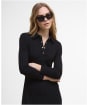 Women's Barbour International Chloe Ribbed Mini Dress - Black