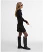 Women's Barbour International Chloe Ribbed Mini Dress - Black