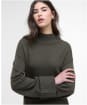 Women's Barbour International Lana Knitted Mini Dress - Dusty Khaki